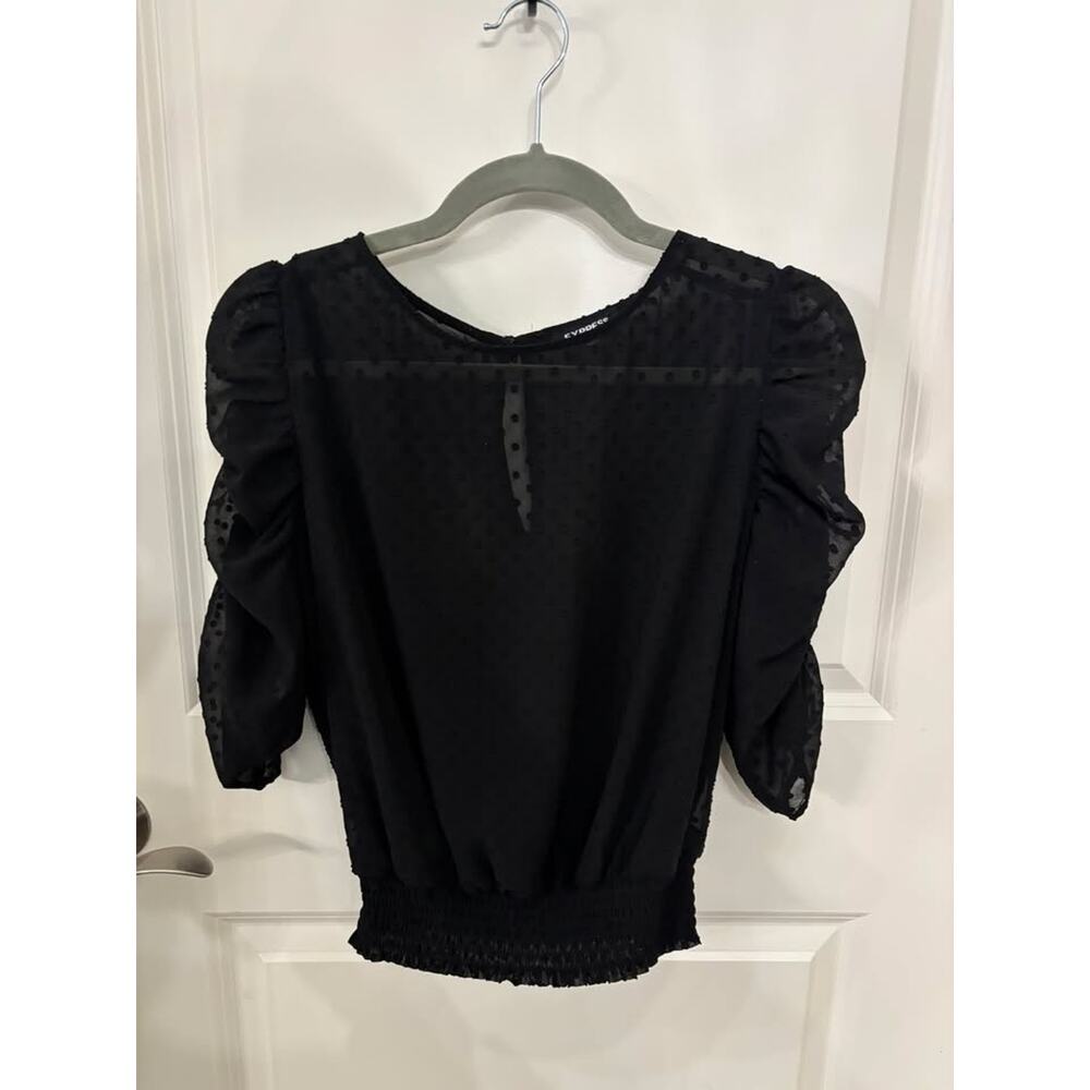 Express Blouse with Scrunch Sleeves